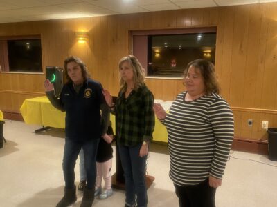 Ladies Auxiliary Oath of Office.